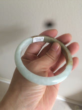 Load image into Gallery viewer, 58.5mm certificated Type A 100% Natural green/brown Jadeite Jade bangle AD60-0598

