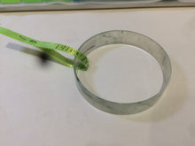 Load image into Gallery viewer, 50mm Certified Type A 100% Natural light white/green floating flowers super thin jadeite jade bangle AK22-4969
