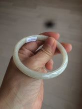 Load image into Gallery viewer, 55.5 mm Certified type A 100% Natural beige/yellow/white Jadeite bangle S43-7293
