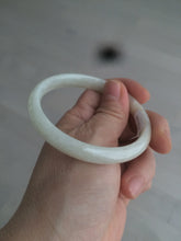 Load image into Gallery viewer, 55.5 mm Certified type A 100% Natural beige/yellow/white Jadeite bangle S43-7293
