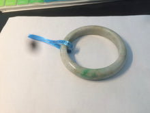 Load image into Gallery viewer, 56.5mm certified 100% natural Type A sunny green/brown jadeite jade bangle E41-2735
