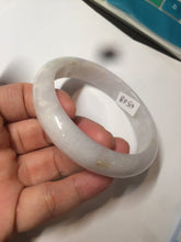 Load image into Gallery viewer, 59.4mm Certified 100% natural Type A light green/purple jadeite jade bangle AR34-6568
