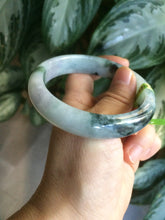 Load image into Gallery viewer, 58.8mm Certified Type A 100% Natural light green/purple jadeite jade bangle Q98-1403
