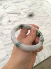 Load image into Gallery viewer, 58.8mm Certified Type A 100% Natural light green/purple jadeite jade bangle Q98-1403
