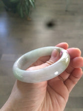 Load image into Gallery viewer, 58 mm Certified Type A 100% Natural green/purple Jadeite Jade bangle B45-3788
