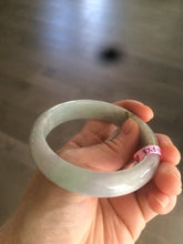 Load image into Gallery viewer, 58 mm Certified Type A 100% Natural green/purple Jadeite Jade bangle B45-3788
