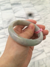 Load image into Gallery viewer, 58 mm Certified Type A 100% Natural green/purple Jadeite Jade bangle B45-3788
