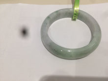 Load image into Gallery viewer, 54mm certified 100% natural type A green/white jadeite jade bangle AH29-4933
