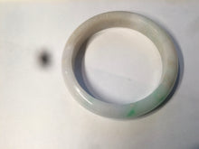 Load image into Gallery viewer, 56.8mm certificated Type A 100% Natural sunny green/white/brown Jadeite Jade bangle E48-3335
