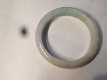 Load image into Gallery viewer, 56.8mm certificated Type A 100% Natural sunny green/white/brown Jadeite Jade bangle E48-3335
