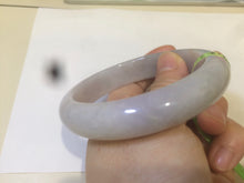 Load image into Gallery viewer, 58.8mm Certified type A 100% Natural light purple/white/orange Jadeite bangle G89-3054
