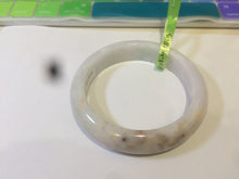 Load image into Gallery viewer, 56.5mm certificated Type A 100% Natural white/red/brown Jadeite Jade bangle AE28-5705
