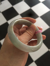 Load image into Gallery viewer, 58 mm Certified Type A 100% Natural green/purple Jadeite Jade bangle B45-3788

