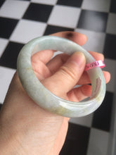 Load image into Gallery viewer, 58 mm Certified Type A 100% Natural green/purple Jadeite Jade bangle B45-3788
