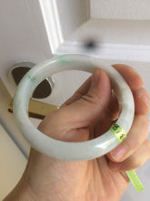 Load image into Gallery viewer, 57.5mm Certified Type A 100% Natural white/green/yellow Jadeite Jade bangle E54-0272

