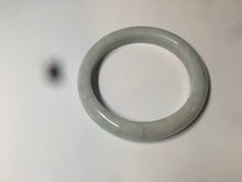 Load image into Gallery viewer, 56.9mm 100% natural Type A light green white jadeite jade bangle AD86-1030
