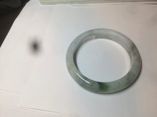 Load image into Gallery viewer, 56.7mm certified 100% natural type A light green jadeite jade bangle C59-0457
