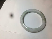 Load image into Gallery viewer, 56.7mm certified 100% natural type A light green jadeite jade bangle C59-0457
