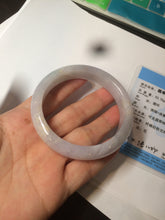 Load image into Gallery viewer, 56.2 mm certified Type A 100% Natural light green/yellow/purple Jadeite Jade bangle AD89-0367
