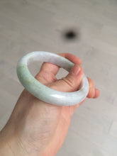 Load image into Gallery viewer, 56.5mm certified 100% natural type A green/white/light purple jadeite jade bangle AT50-7934
