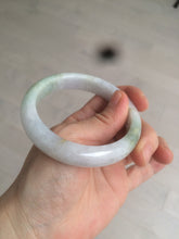 Load image into Gallery viewer, 56.5mm certified 100% natural type A green/white/light purple jadeite jade bangle AT50-7934

