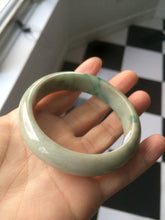 Load image into Gallery viewer, 54.7mm Certified Type A 100% Natural green/yellow Jadeite Jade bangle KS24-7532
