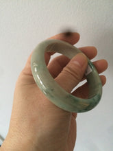 Load image into Gallery viewer, 54.7mm Certified Type A 100% Natural green/yellow Jadeite Jade bangle KS24-7532

