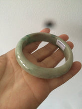 Load image into Gallery viewer, 54.7mm Certified Type A 100% Natural green/yellow Jadeite Jade bangle KS24-7532

