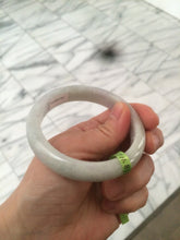 Load image into Gallery viewer, 56mm Certified Type A 100% Natural green/purple/red (福禄寿) Jadeite Jade bangle L118-2743
