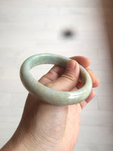 Load image into Gallery viewer, 56.6mm Certified Type A 100% Natural sunny green brown Jadeite Jade bangle AB61-2770
