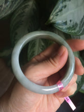 Load image into Gallery viewer, 56.6mm certified 100% natural Type A green/brown jadeite jade bangle L67-8440

