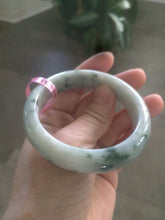 Load image into Gallery viewer, 55.2mm Certified Type A 100% Natural green Jadeite Jade bangle B63-5265
