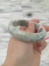 Load image into Gallery viewer, 55.2mm Certified Type A 100% Natural green Jadeite Jade bangle B63-5265
