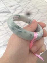 Load image into Gallery viewer, 55.2mm Certified Type A 100% Natural green Jadeite Jade bangle B63-5265
