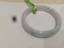 Load image into Gallery viewer, 55.7mm certified Type A 100% Natural white/yellow Jadeite Jade bangle E57-7572
