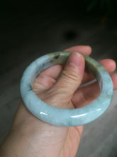 Load image into Gallery viewer, 57.4mm Certified Type A 100% Natural green/brown jadeite jade bangle E59-2113
