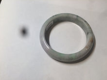 Load image into Gallery viewer, 54mm 100% natural type A certified light green/purple/red (FU LU SHOU, 福禄寿) jadeite jade bangle AQ2-0686
