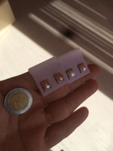 Load image into Gallery viewer, 6mm Genuine cultured freshwater high luster reflective pink/white oblate pearl stud earring AK38 (add on item, Not sale individually.)
