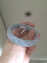 Load image into Gallery viewer, 51.5mm certificated Type A 100% Natural light green/blue/gray Jadeite Jade bangle AD17-5464
