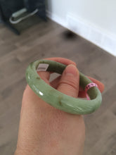 Load image into Gallery viewer, Certificated 54.5mm Type A 100% Natural apple green jadeite jade bangle X3-6557
