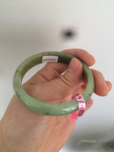Load image into Gallery viewer, Certificated 54.5mm Type A 100% Natural apple green jadeite jade bangle X3-6557
