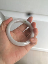Load image into Gallery viewer, 55.5 mm Certified type A 100% Natural sunny green light purple Jadeite bangle AD54-1106 卖了
