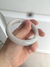 Load image into Gallery viewer, 55.5 mm Certified type A 100% Natural sunny green light purple Jadeite bangle AD54-1106 卖了
