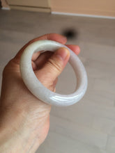 Load image into Gallery viewer, 55.5 mm Certified type A 100% Natural light purple/white/beige Jadeite bangle U117-6543
