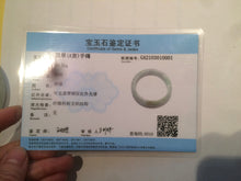 Load image into Gallery viewer, 57mm Certified Type A 100% Natural green/purple/brown Jadeite Jade bangle L69-0001
