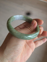 Load image into Gallery viewer, 52.7mm Type A 100% Natural light green/purple/brown Jadeite Jade bangle GC35-4159 (add on item)
