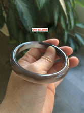Load image into Gallery viewer, 100% natural icy clear agate bangle group AB37
