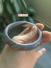 Load image into Gallery viewer, 100% natural icy clear agate bangle group AB37
