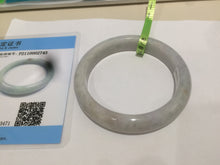 Load image into Gallery viewer, 56mm Certified Type A 100% Natural green/purple/red (福禄寿) Jadeite Jade bangle L118-2743
