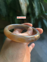 Load image into Gallery viewer, 100% natural icy clear agate bangle group AB37
